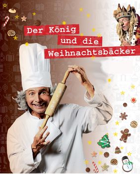 Manfred Kessler vom Theater Chapiteau zeigt das Kindertheater "Der König und die Weihnachtsbäcker"